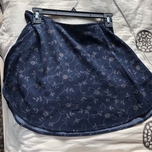 Navy blue skirt